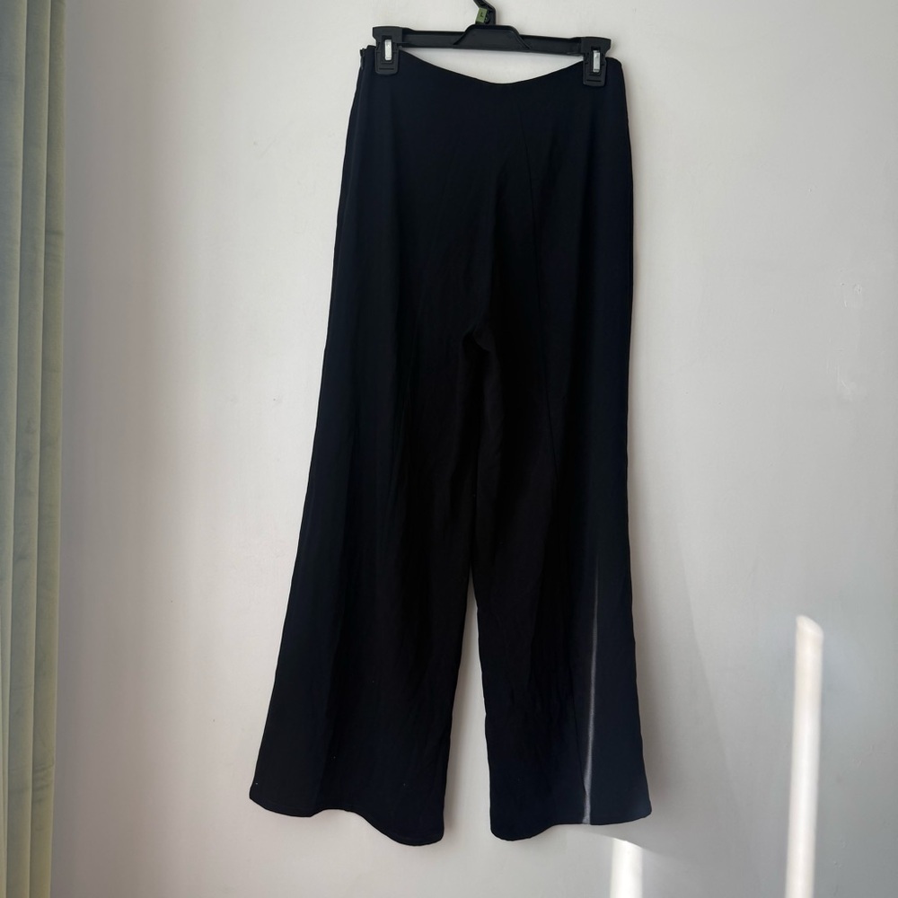 CO Essentials Black Wide Leg Trousers S - Picture 3 of 4